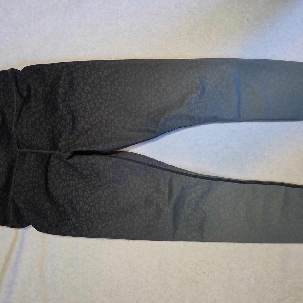 ZYIA Charcoal Leopard Print Leggings